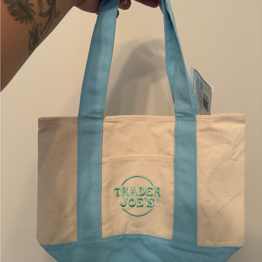 Trader Joe’s Mini Tote in Blue